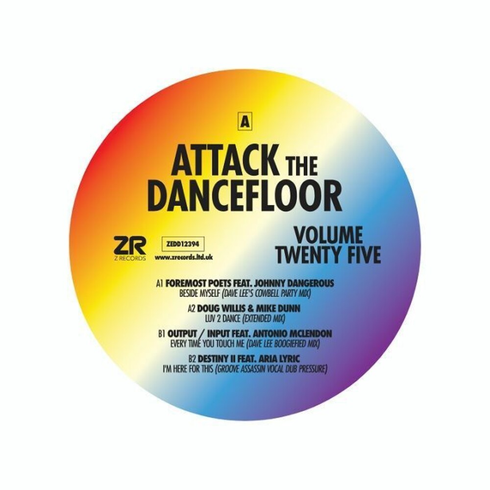 the album cover for Attack On The Dancefloor Vol. 25 / Various - Attack On The Dancefloor Vol. 25 / Various
