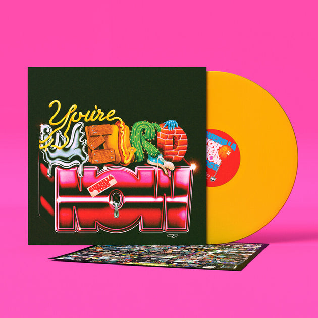 the album cover for Guerilla Toss - You're Weird Now - Yellow [Colored Vinyl] (Ylw)