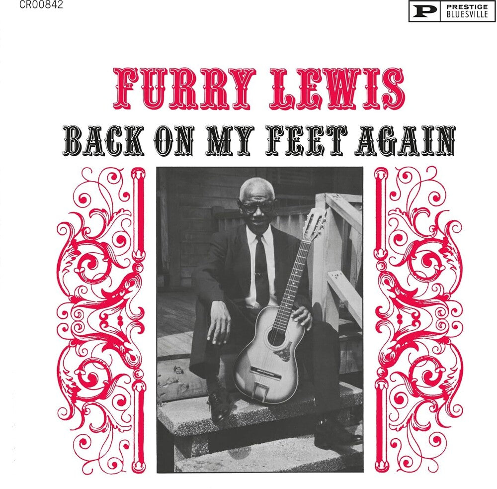 the album cover for Furry Lewis - Back On My Feet Again (Bluesville Acoustic Sounds Series) -  [180g LP]