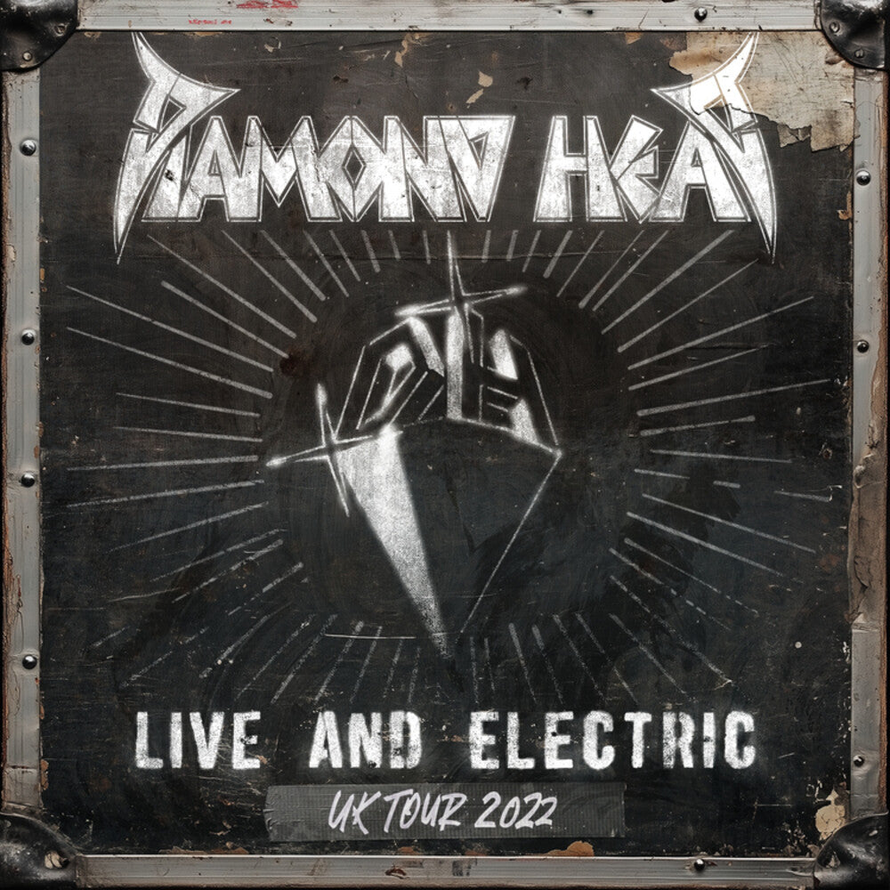 the album cover for Diamond Head - Live & Electric (Uk)