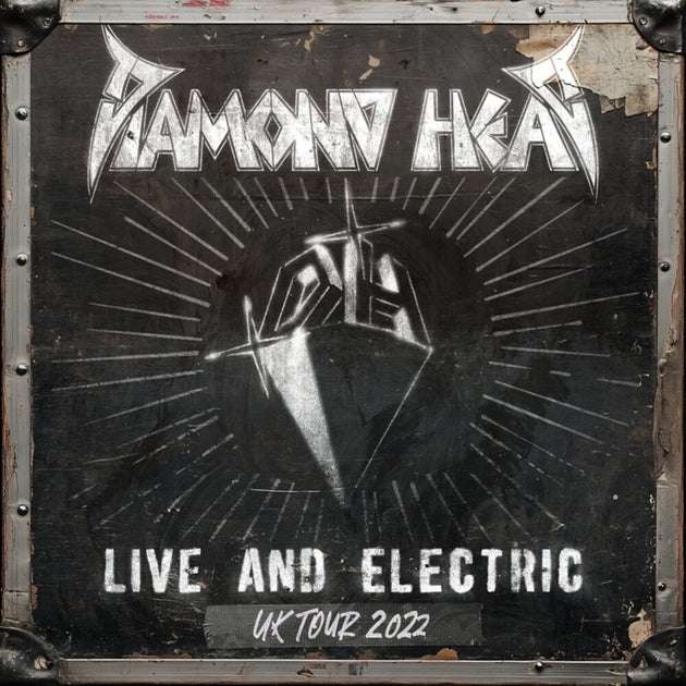 the album cover for Diamond Head - Live & Electric (Uk)