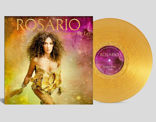 the album cover for Rosario - Universo De Ley - Gold Vinyl
