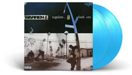 the album cover for Warren G - Regulate G Funk Era (Aqu) [Colored Vinyl] [Limited Edition] (Ita)