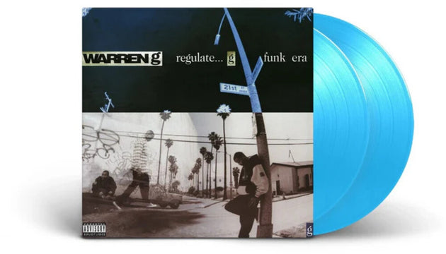 the album cover for Warren G - Regulate G Funk Era (Aqu) [Colored Vinyl] [Limited Edition] (Ita)