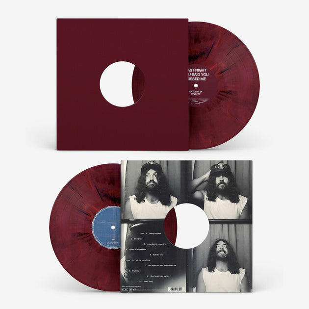the album cover for Hazlett - Last Night You Said You Missed Me (Blk) [Colored Vinyl]