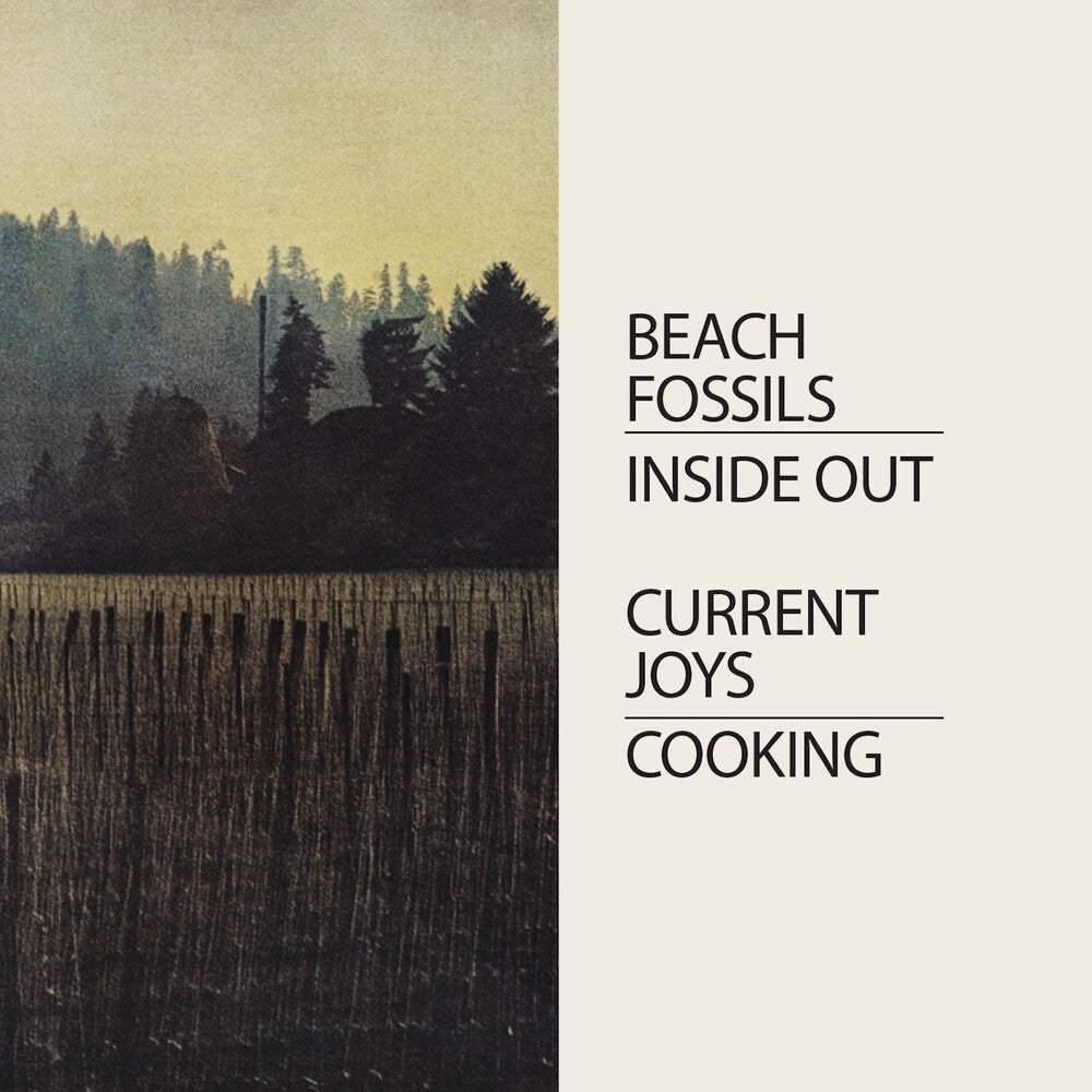 the album cover for Current Joys / Beach Fossils - Cooking/Inside Out [Colored Vinyl] (Purp)