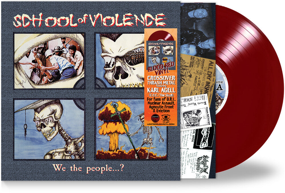 the album cover for School Of Violence - We The People [Colored Vinyl] [Limited Edition] [Remastered]