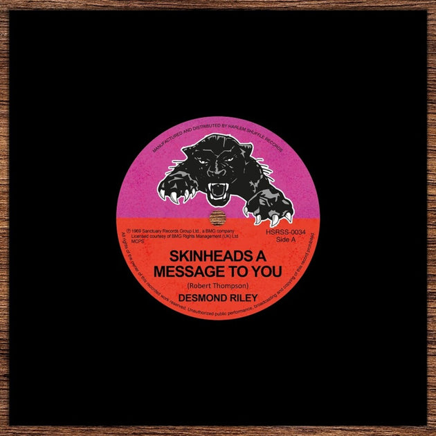 the album cover for Desmond Riley - Skinheads A Message To You / If I Had Wings