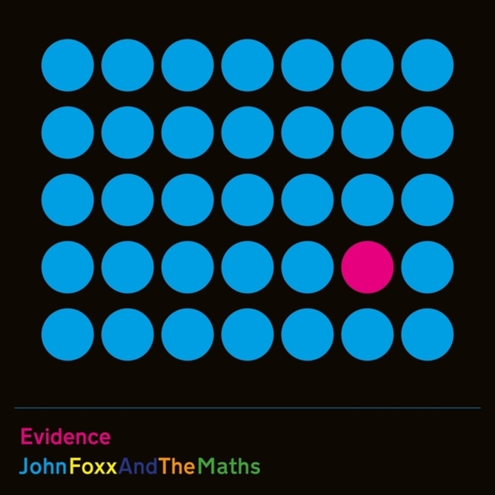 the album cover for Foxx, John & the Maths - Evidence - Magenta Vinyl