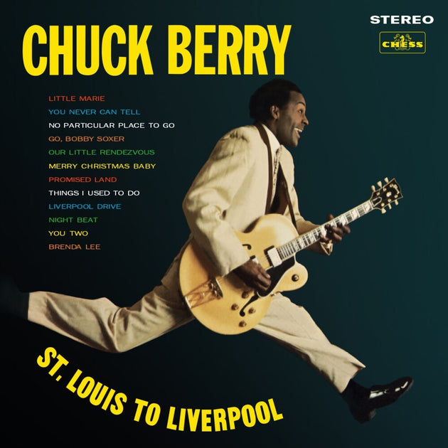 the album cover for Chuck Berry - St. Louis To Liverpool