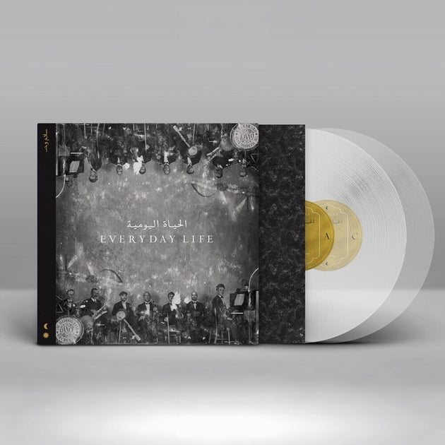 the album cover for Coldplay - Everyday Life [Clear Vinyl]