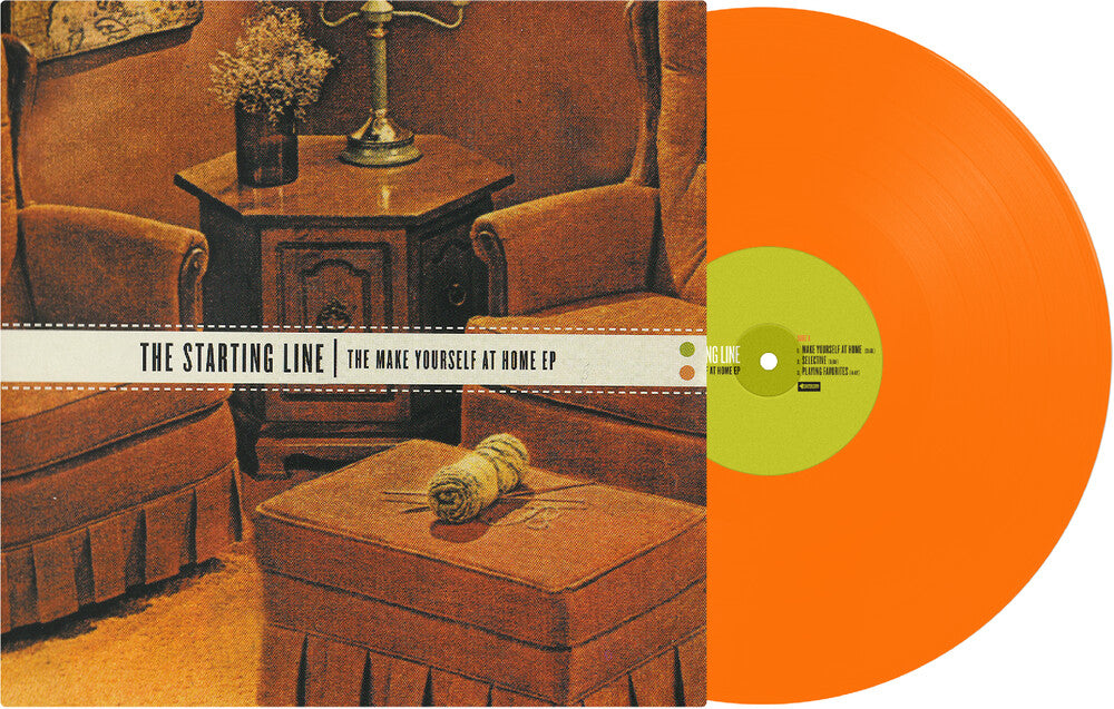 the album cover for Starting Line - Make Yourself At Home EP [Tangerine Orange Colored Vinyl]