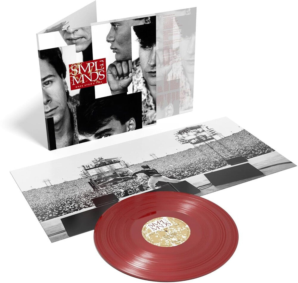 the album cover for Simple Minds - Once Upon A Time [Red LP]