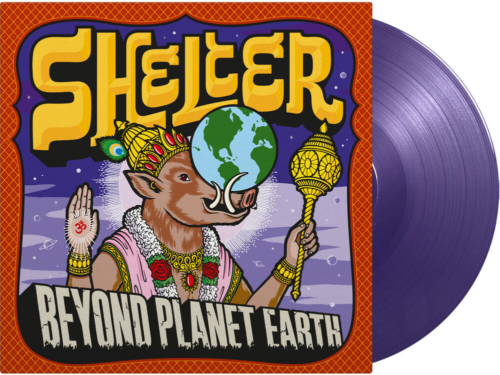 the album cover for Shelter - Beyond Planet Earth [Colored Vinyl] [Limited Edition] [180 Gram] (Purp)