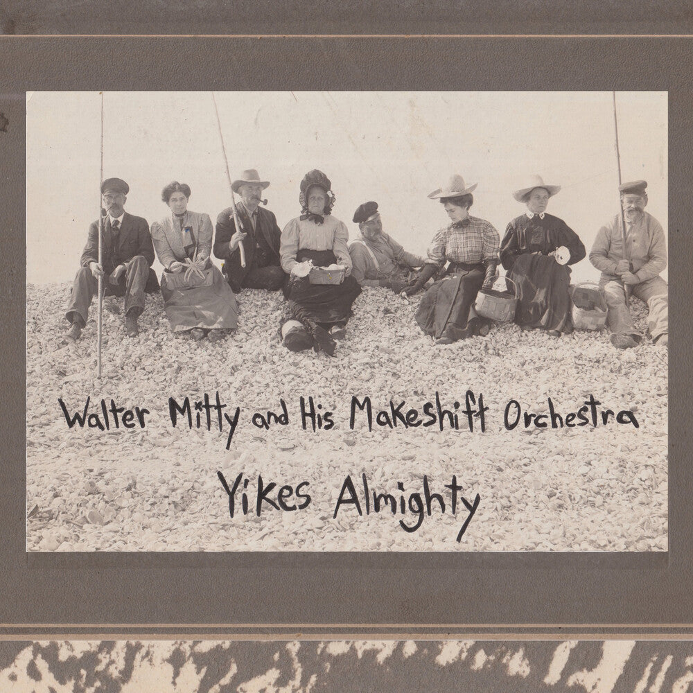 the album cover for Walter Mitty And His Makeshift Orchestra - Yikes Almighty