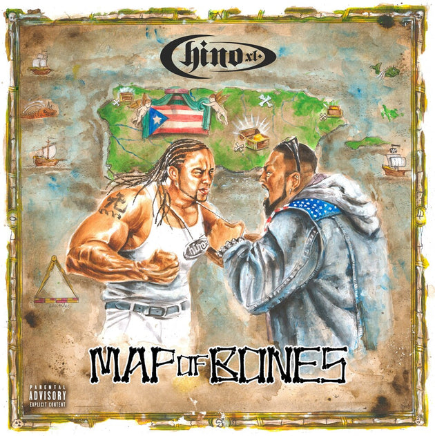 the album cover for Chino Xl - Map Of Bones
