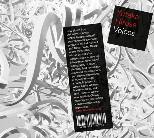 the album cover for Yutaka Hirose - Voices
