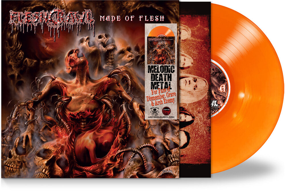 the album cover for Fleshcrawl - Made Of Flesh [Colored Vinyl] [Limited Edition] (Org)