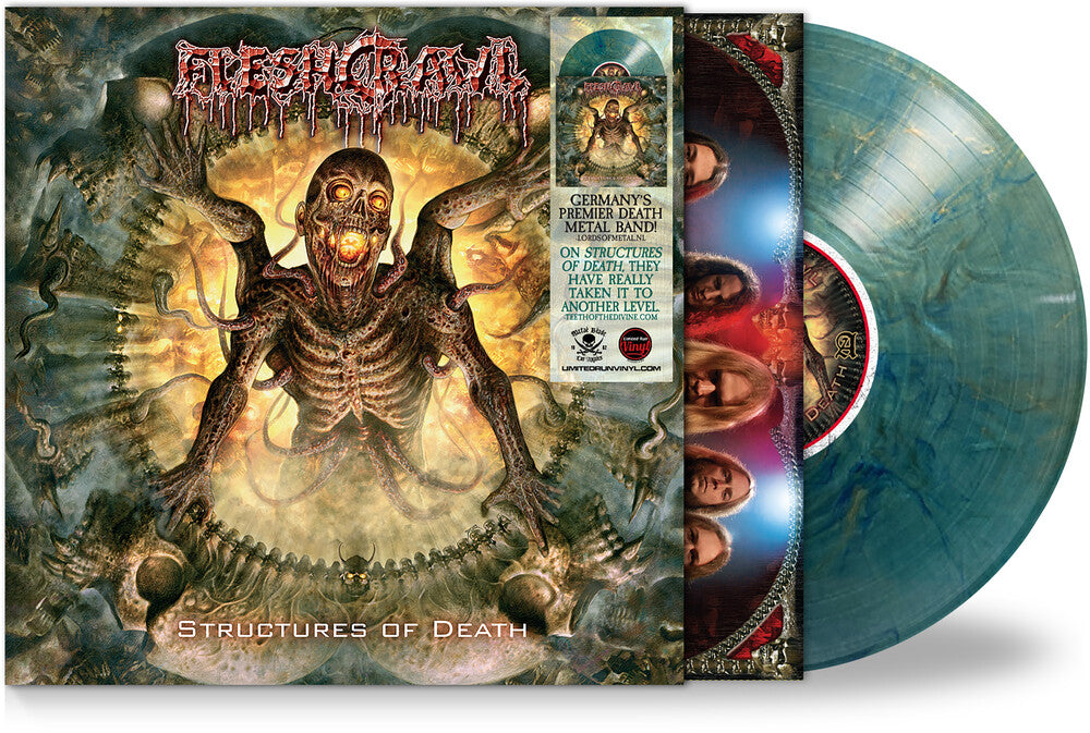 the album cover for Fleshcrawl - Structures Of Death [Colored Vinyl] [Limited Edition]