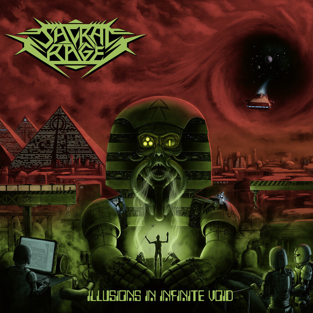 the album cover for Sacral Rage - Illusions In Infinite Void
