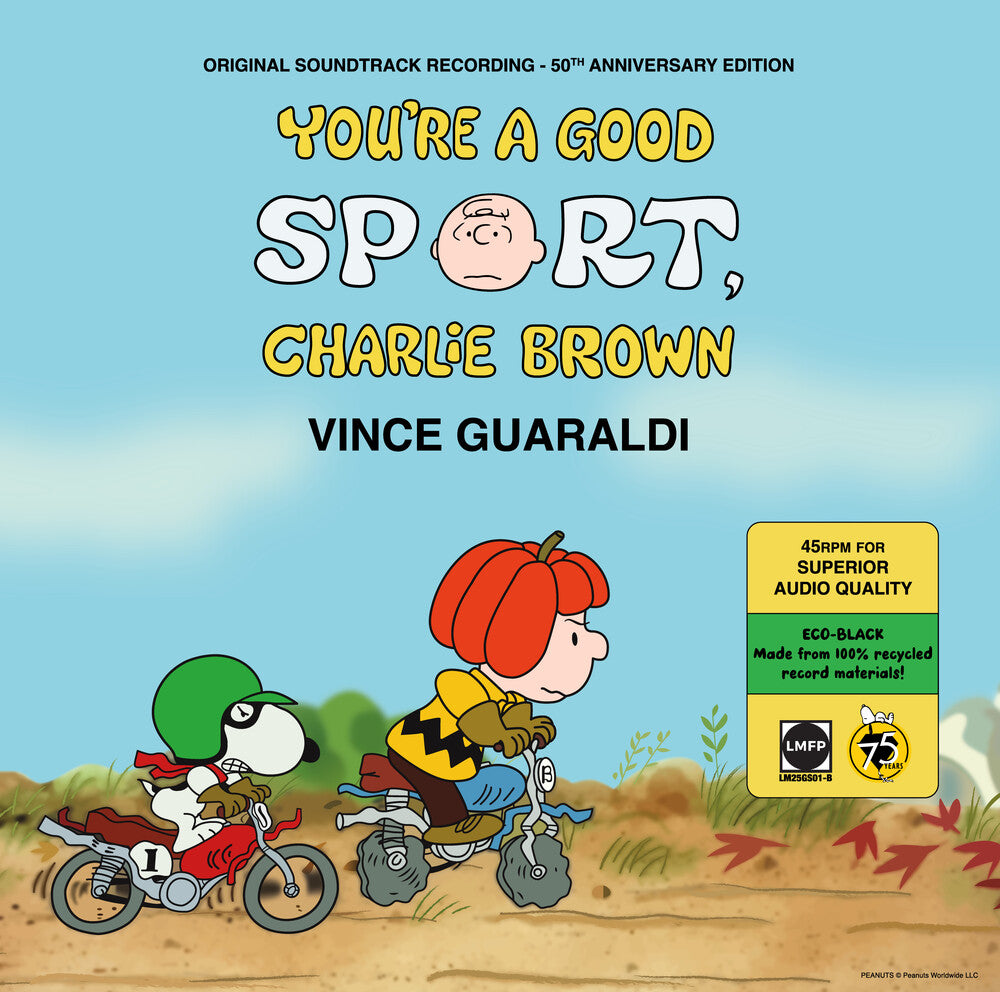 the album cover for Vince Guaraldi - You're A Good Sport Charlie Brown (Original Soundtrack)