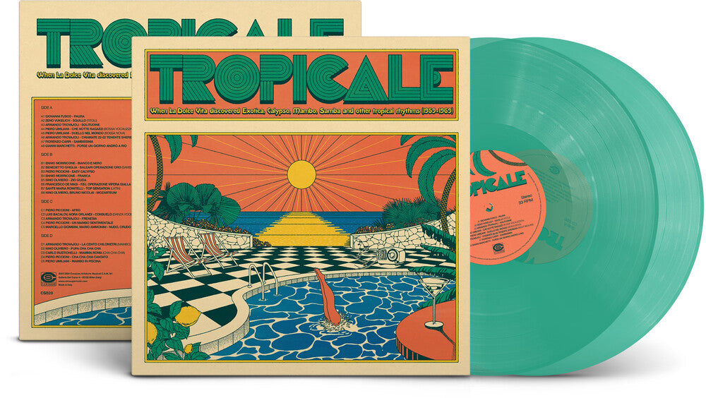 the album cover for Tropicale / Various - Tropicale / Various - Green Vinyl