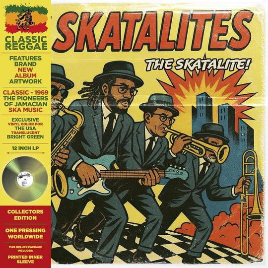 the album cover for Skatalites - Skatalites - Bright Green [Colored Vinyl] [Deluxe] (Grn) [Limited Edition]