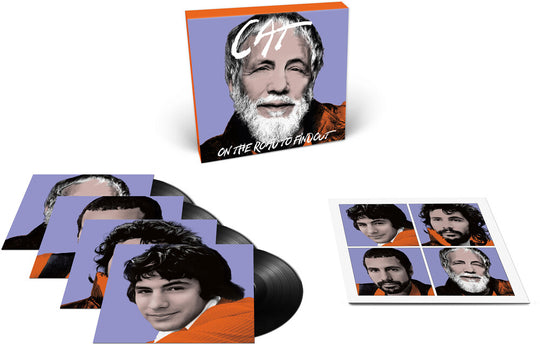 the album cover for Yusuf/Cat Stevens - On The Road To Findout: Greatest Hits [Deluxe 4 LP]