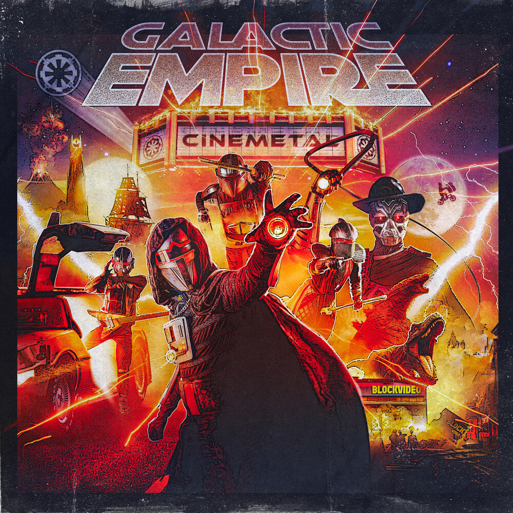 the album cover for Galactic Empire - Cinemetal [Eruption Marble]