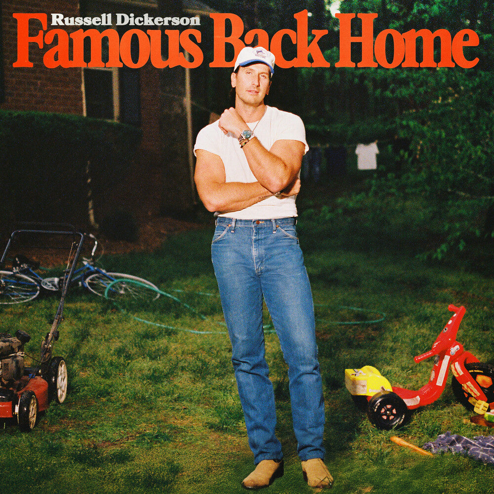the album cover for Russell Dickerson - Famous Back Home (Blk) [Clear Vinyl]