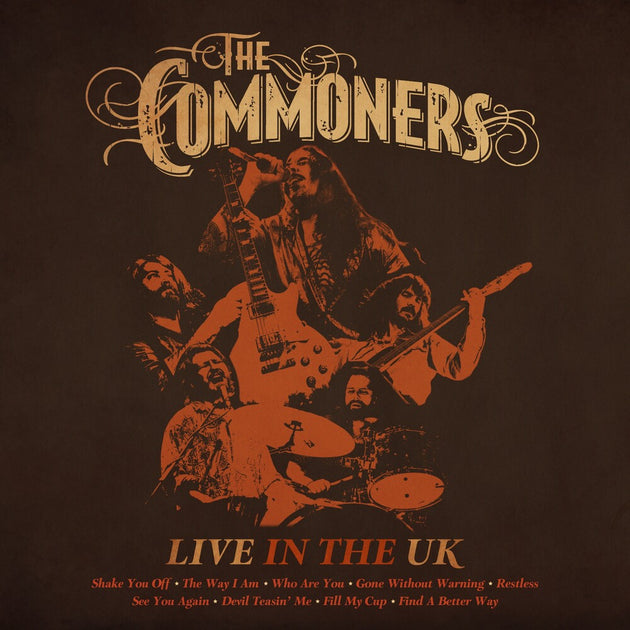 the album cover for Commoners - Live In The UK