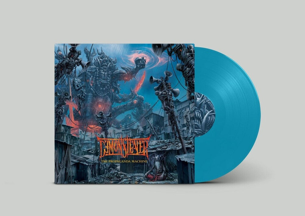 the album cover for Demonstealer - Propaganda Machine - Tourqouse [Colored Vinyl]