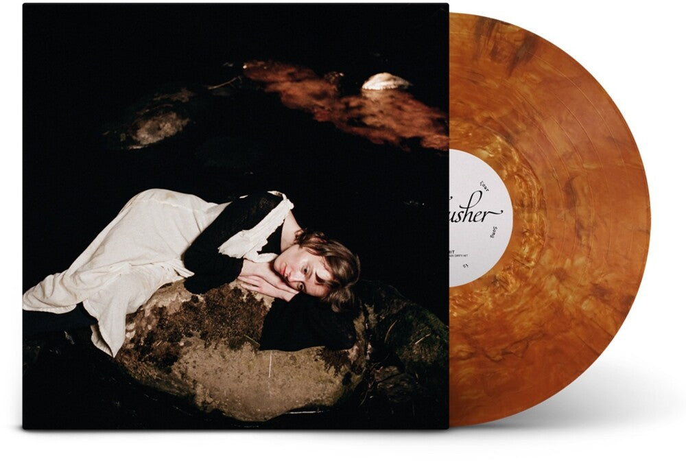 the album cover for SKULLCRUSHER - And Your Song Is Like A Circle [Indie Exclusive Copper Nuggle Marble Vinyl] 
