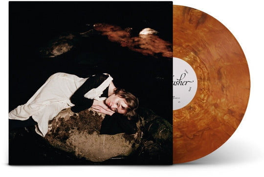 the album cover for SKULLCRUSHER - And Your Song Is Like A Circle [Indie Exclusive Copper Nuggle Marble Vinyl] 