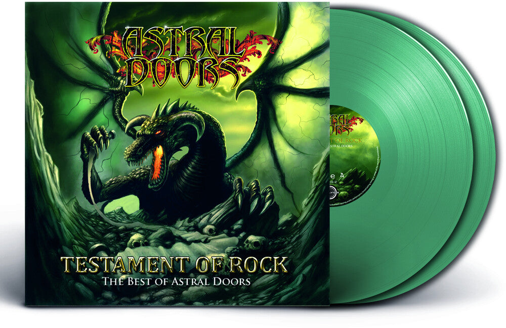 the album cover for Astral Doors - Testament Of Rock - The Best Of Astral Doors [Limited Edition]