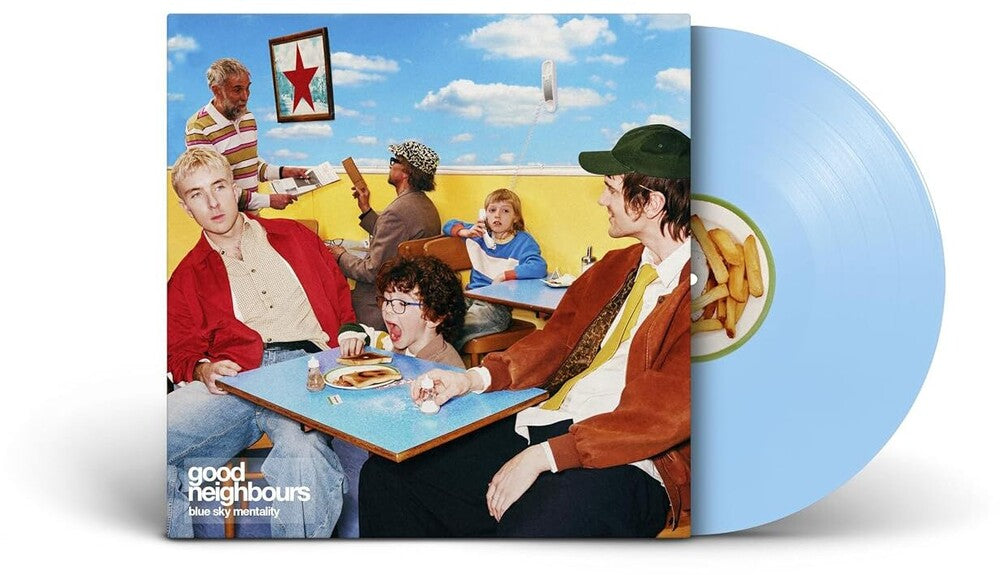 the album cover for Good Neighbours - Blue Sky Mentality [Blue Sky Colored Vinyl]