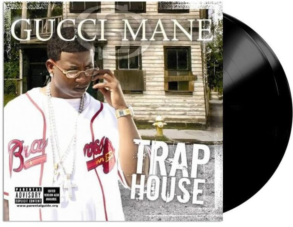 the album cover for Gucci Mane - Trap House (Aniv)