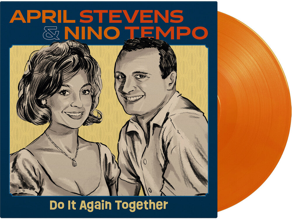 the album cover for April Stevens  / Tempo,Nino - Do It Again Together - Orange Vinyl [Colored Vinyl] [Limited Edition]