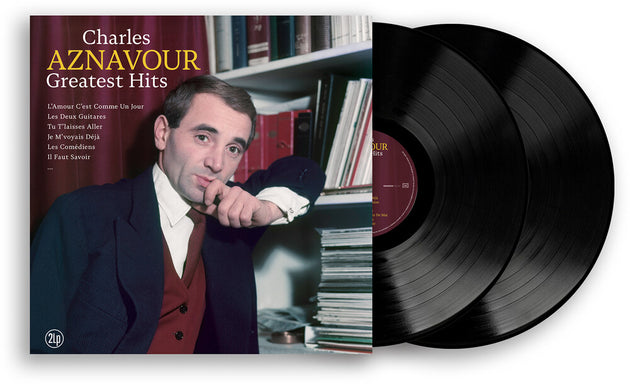 the album cover for Charles Aznavour - Greatest Hits (Fra)