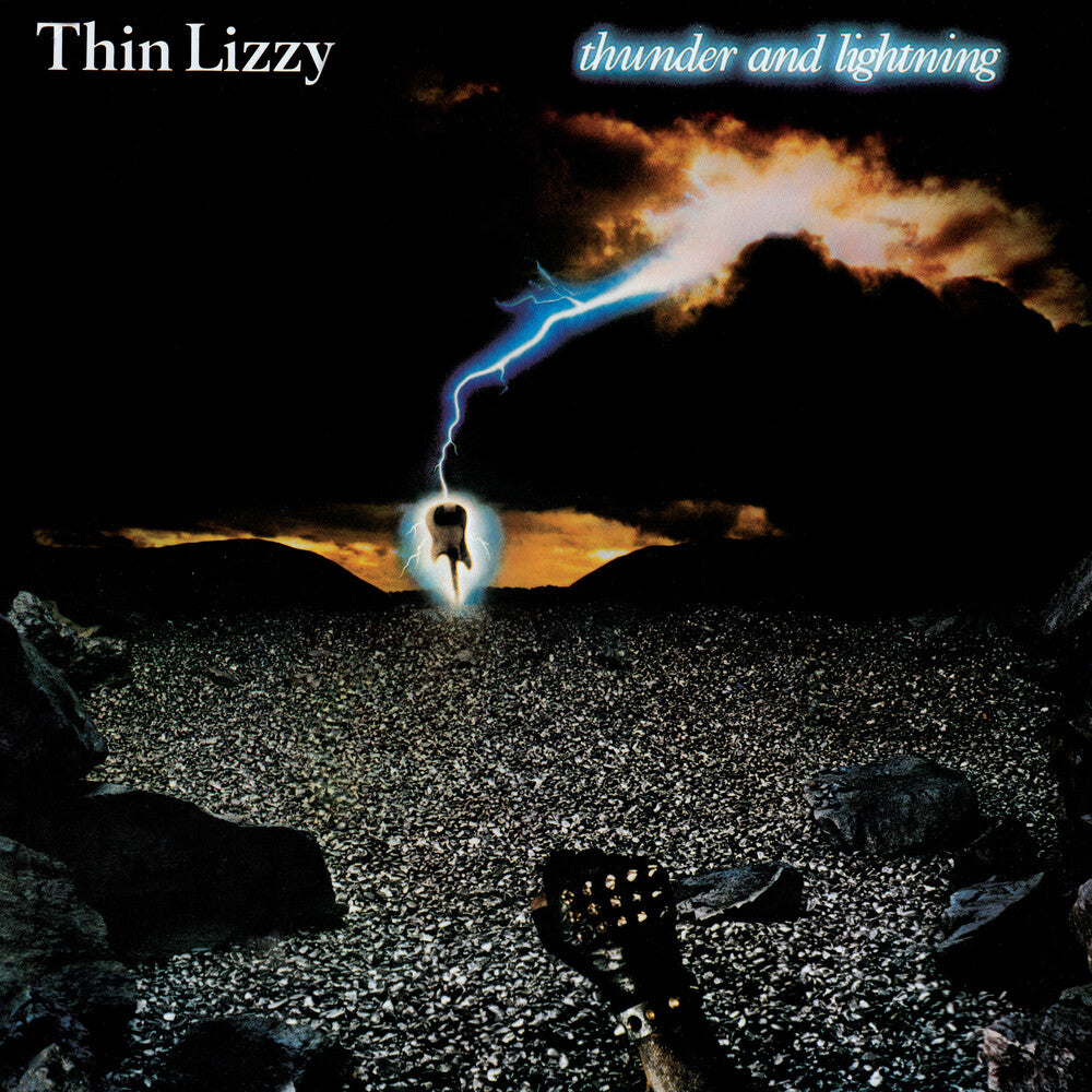 the album cover for Thin Lizzy - Thunder And Lightning [Colored Vinyl] (Gol) [Limited Edition]
