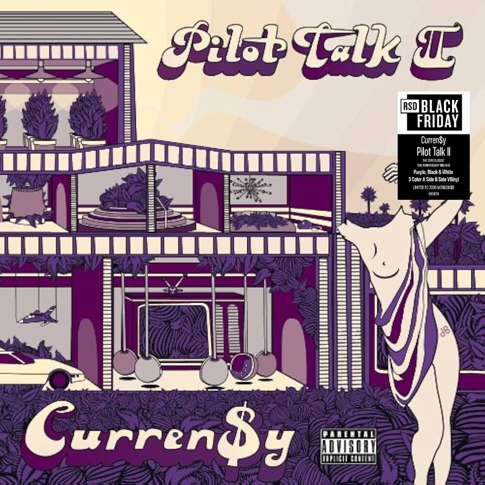 the album cover for Currensy - Pilot Talk II [RSD Black Friday 2025]