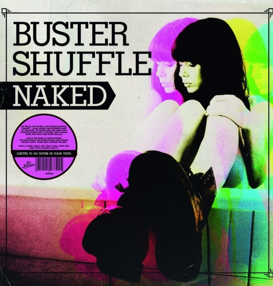 the album cover for Buster Shuffle - Naked