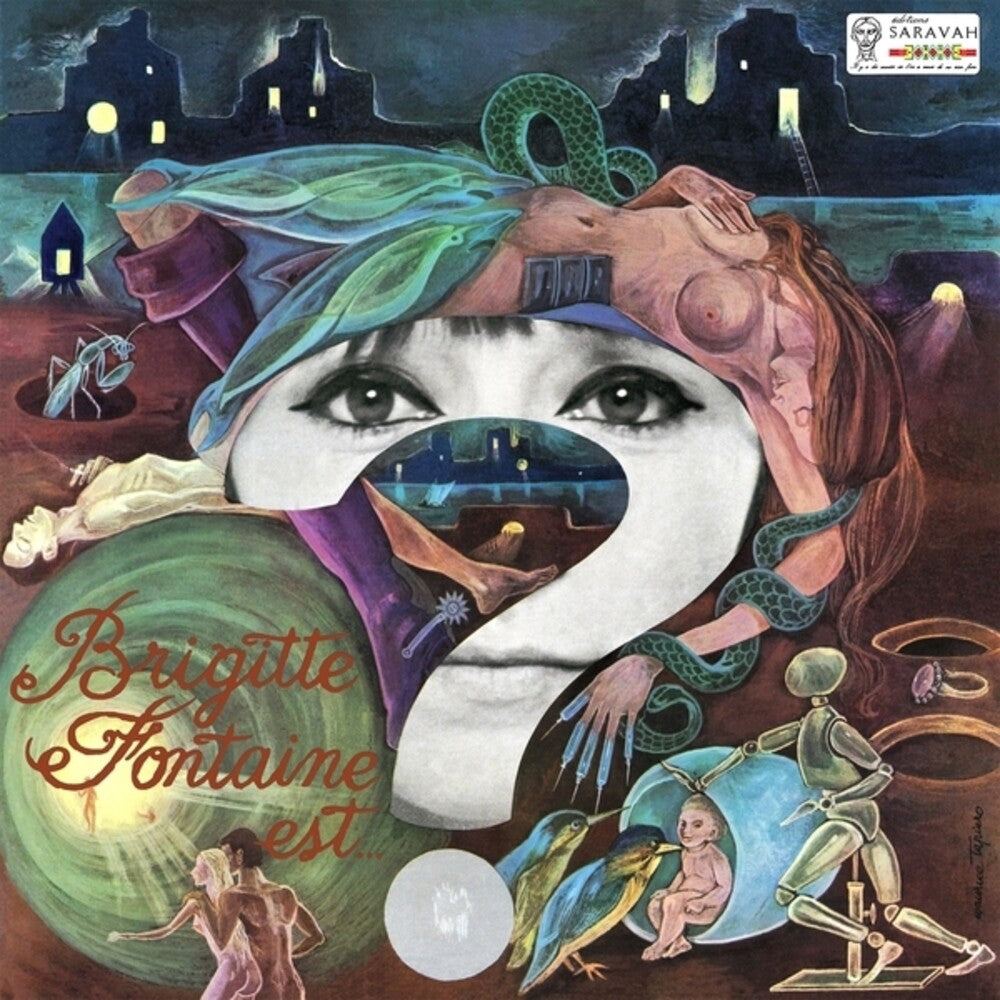 the album cover for Brigitte Fontaine - Brigitte Fontaine Est Folle