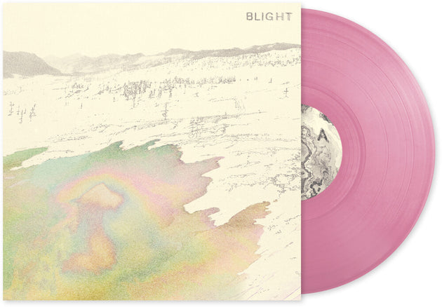 the album cover for Antlers - Blight - Pink [Colored Vinyl] [Clear Vinyl] (Gate) [Limited Edition] (Pnk)