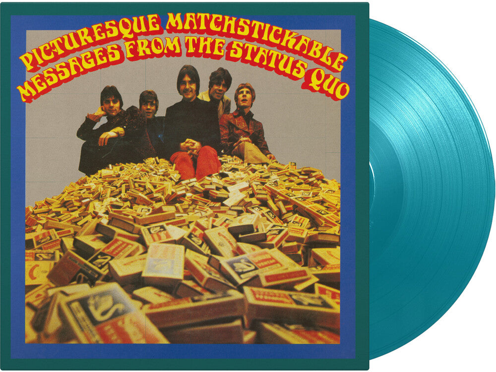 the album cover for Status Quo - Picturesque Matchstickable Messages From [Colored Vinyl]