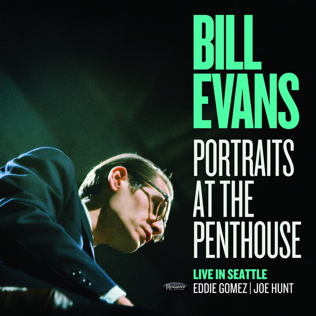 the album cover for Bill Evans - Portraits At The Penthouse: Live In Seattle [RSD Black Friday 2025]