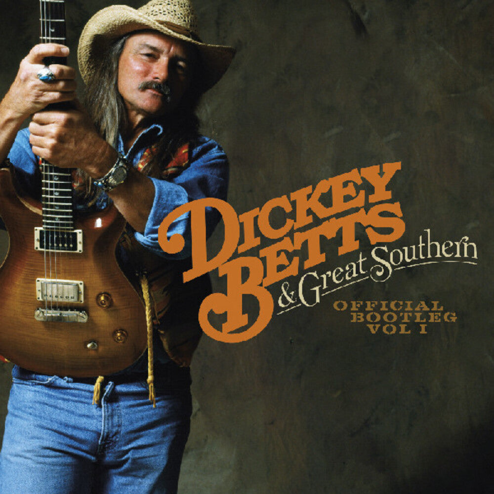the album cover for Dickey Betts - Official Bootleg Vol 1 (Aqu) [Colored Vinyl]