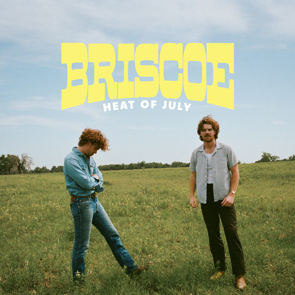 the album cover for Briscoe - Heat of July [White LP]