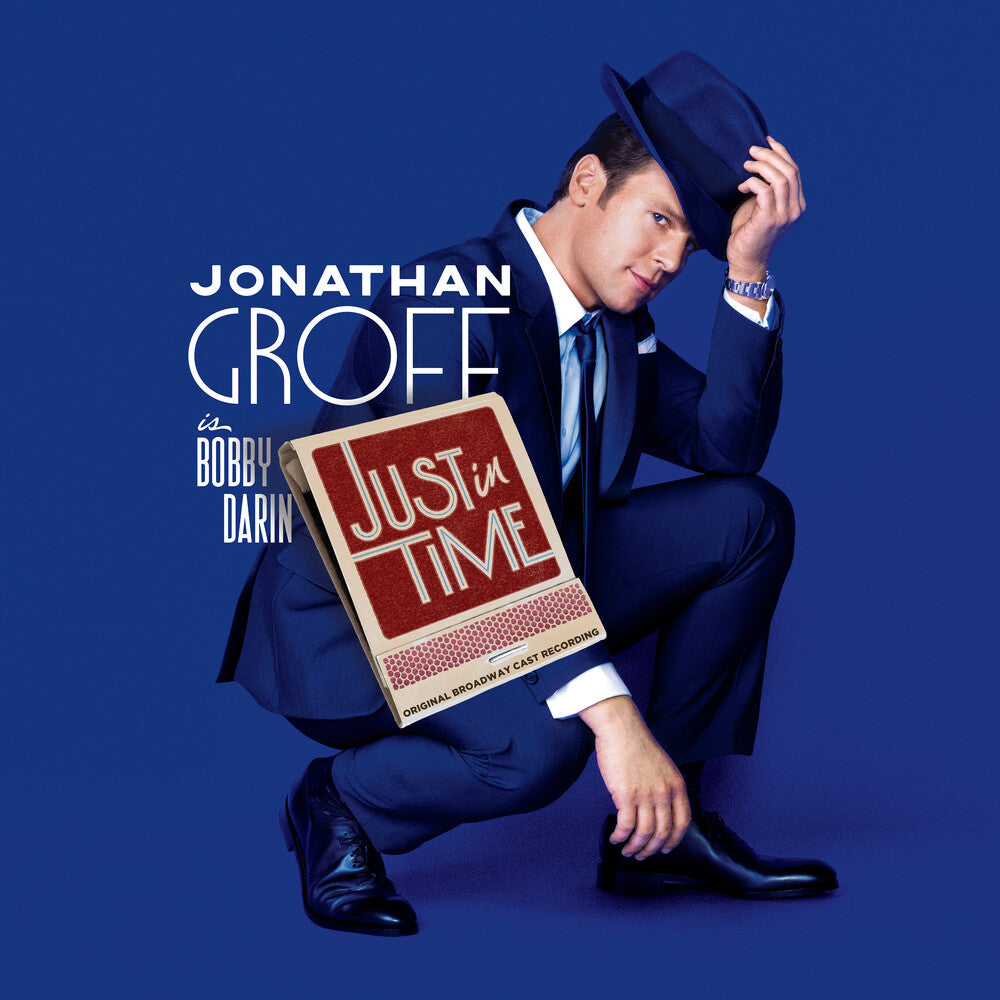 the album cover for Jonathan Groff - Just In Time - O.B.C.R.