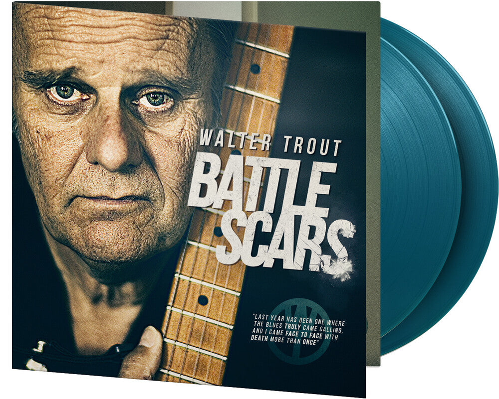 the album cover for Walter Trout - Battle Scars [Colored Vinyl] (Gate) [Limited Edition] [180 Gram] (Aniv)